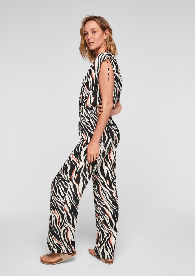 Women Jumpsuits | Jumpsuit with an animal pattern - GS68545