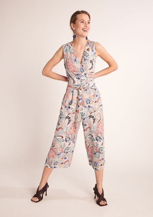 Jumpsuit with a paisley pattern from comma