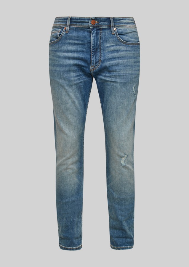 Hommes Jeans | Slim : jean usé slim leg - AT53072