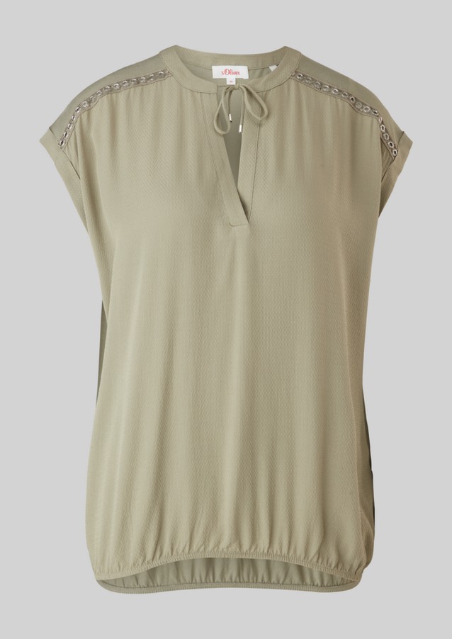 Damen Shirts & Tops | Jerseyshirt mit Blusenfront - OH94336