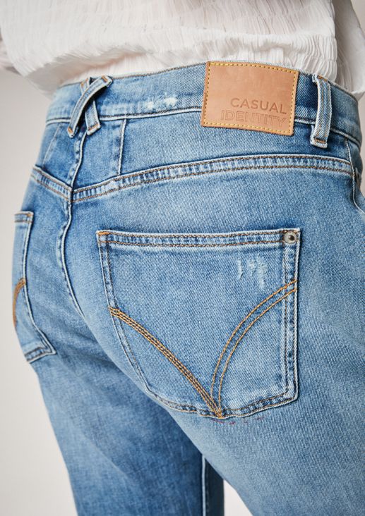 Regular: vintage-style jeans from comma