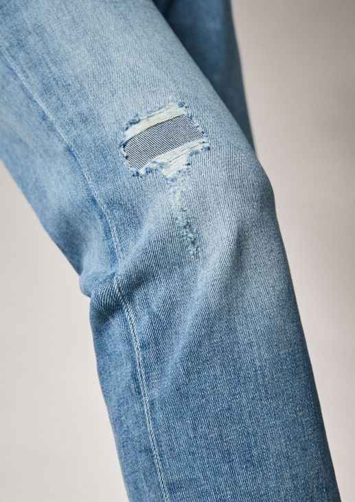 Regular: Jeans im Used-Look 