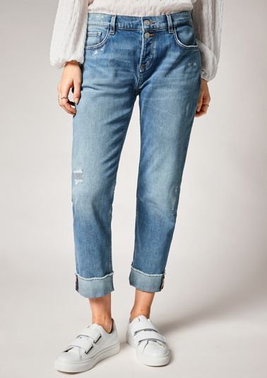 Regular: Jeans im Used-Look 