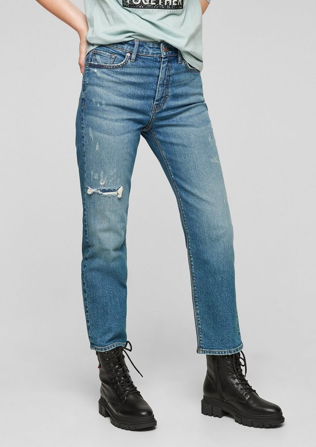 Femmes Jeans | Regular : jean Straight crop leg - UG45394