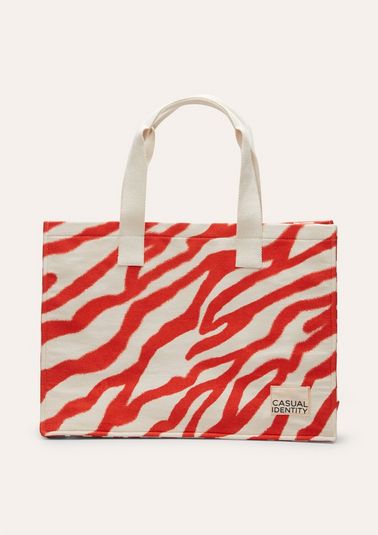 Shopper with animal pattern from comma