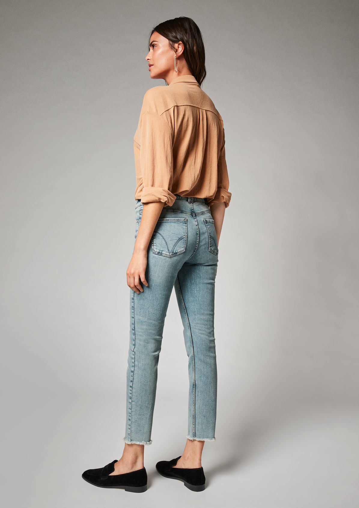 Skinny: Jeans mit Wascheffekt 