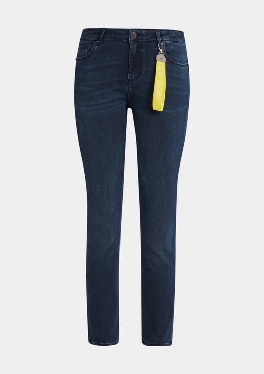 Skinny fit: jeans with a key-ring from comma
