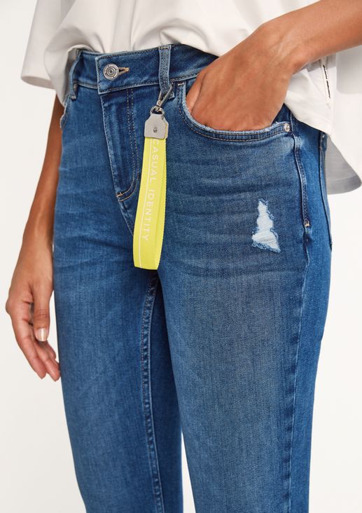 Jeans with key-ring from comma