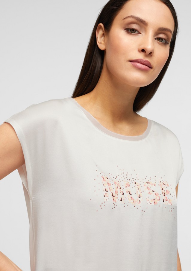 Femmes Shirts & tops | Haut façon blouse à devant en satin - CL57456