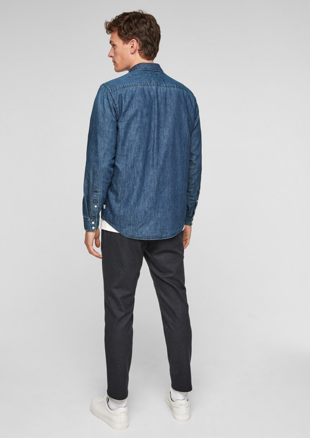 Hommes Chemises | Regular : chemise en jean délavée - IF57641