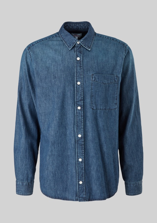 Hommes Chemises | Regular : chemise en jean délavée - IF57641