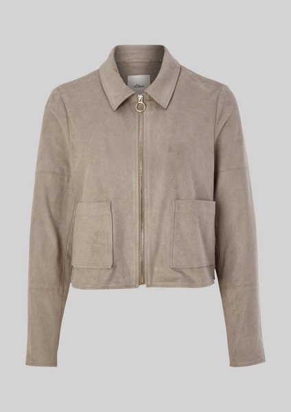 Women Jackets | Faux suede short jacket - GX78844