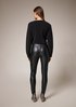 Skinny: Faux leather leggings from comma