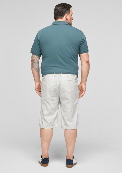 Men Big Sizes | Relaxed Fit: linen blend Bermudas - HK20791