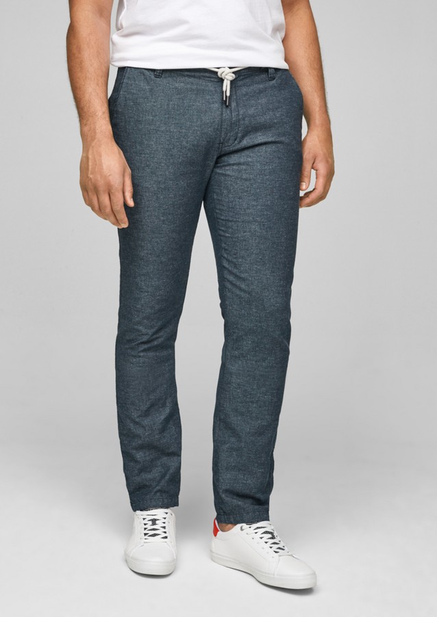 Hommes Tall Sizes | Regular Fit : pantalon à teneur en lin - SV30993