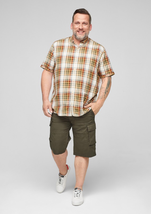 Men Big Sizes | Relaxed Fit: cargo Bermudas - RS40188