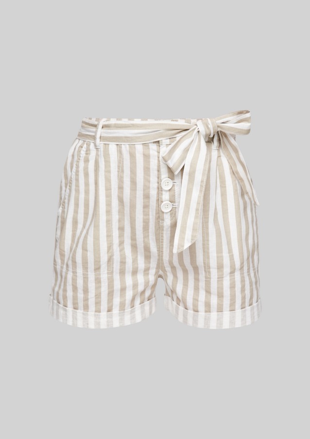 Femmes Pantalons | Regular Fit : pantalon en lin mélangé - GR67400