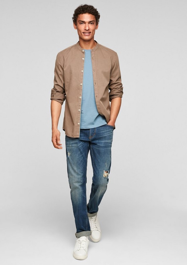 Hommes Chemises | Extra Slim : chemise en twill légère - XA38442