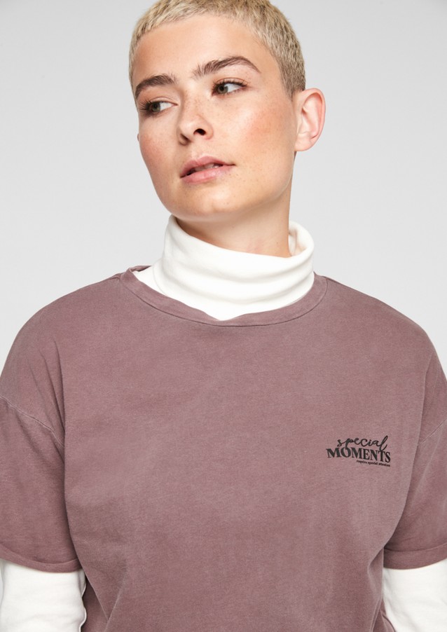 Femmes Shirts & tops | T-shirt en jersey orné d’une inscription - WV96774