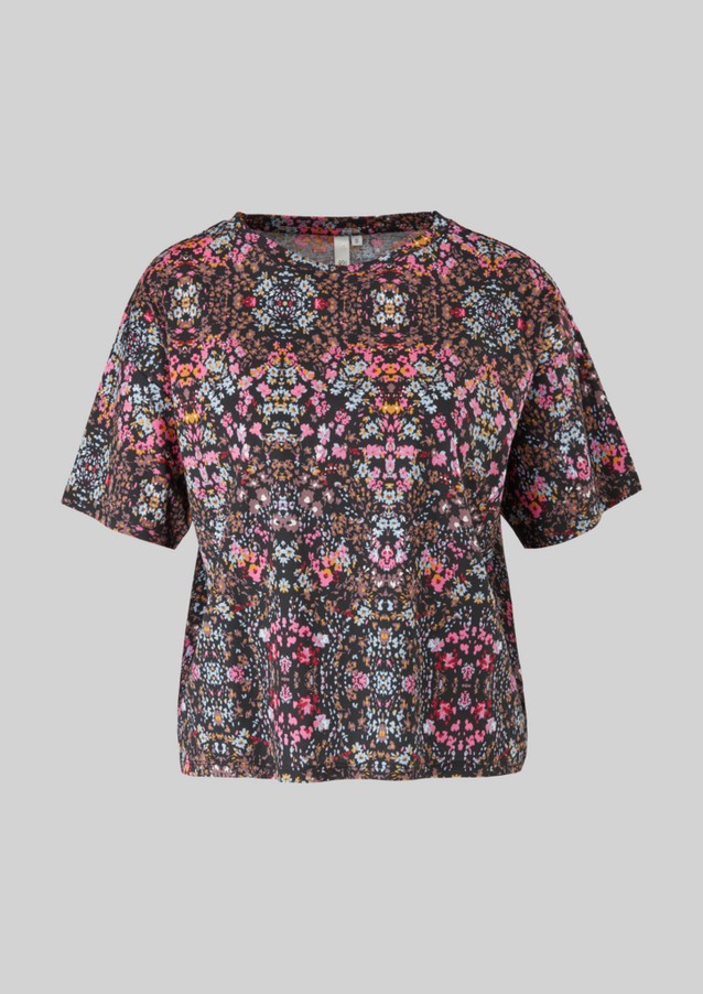 Femmes Shirts & tops | T-shirt en jersey à imprimé à fleurs - OS03356