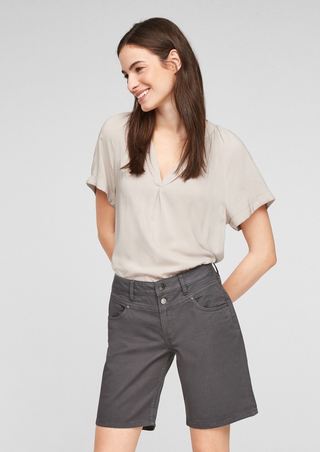 Damen Jeans | Regular Fit: Shorts mit Sattelbund - TA43549