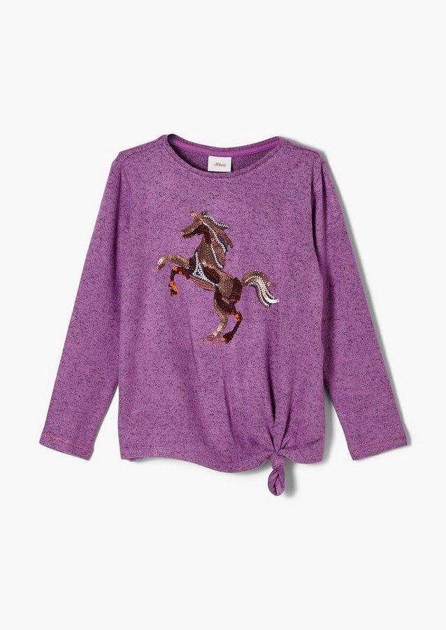 Junior Kids (sizes 92-140) | Cosy top with sequins - WD24410