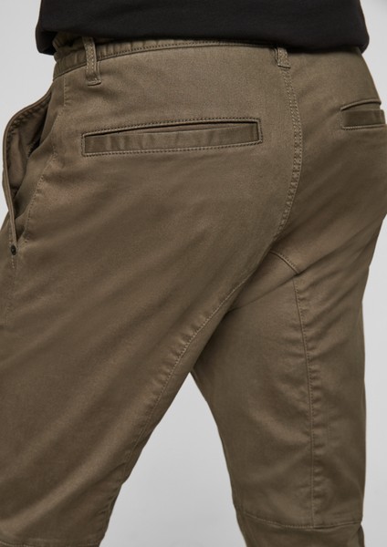 Men Trousers | Slim: tracksuit bottoms in blended cotton - UW03212