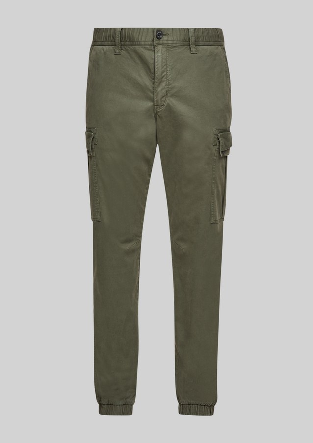 Men Trousers | Relaxed: Trousers with elasticated cuffs - GW36563