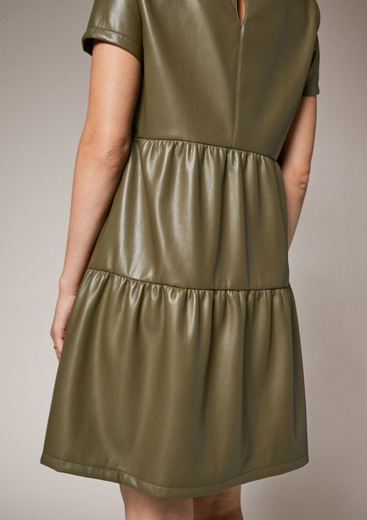 Coated tiered dress from comma