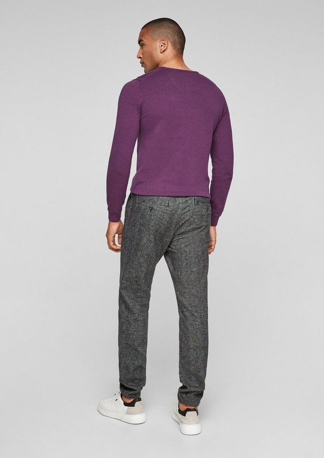 Men Trousers | Relaxed: Tracksuit bottoms with a belt - DH44912