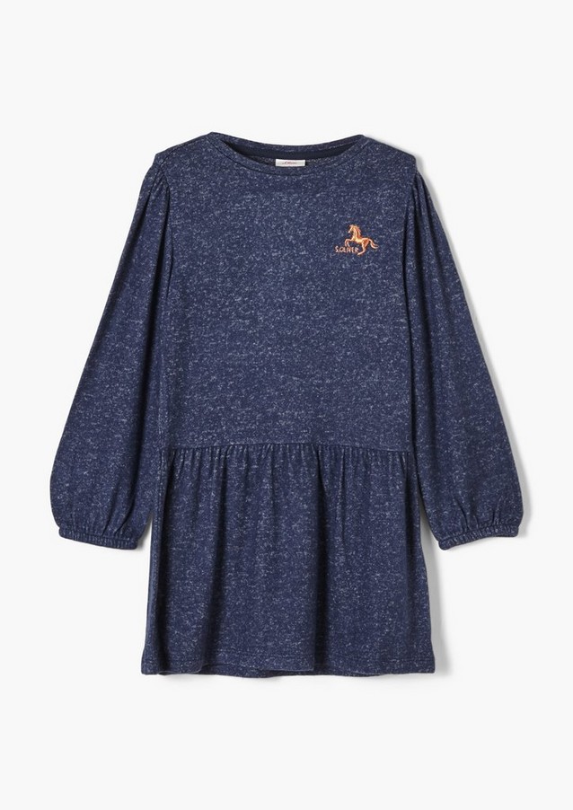 Junior Kids (sizes 92-140) | Cosy dress with embroidery - OX73180