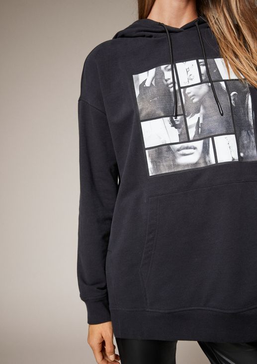 Sweatshirt with a front print from comma