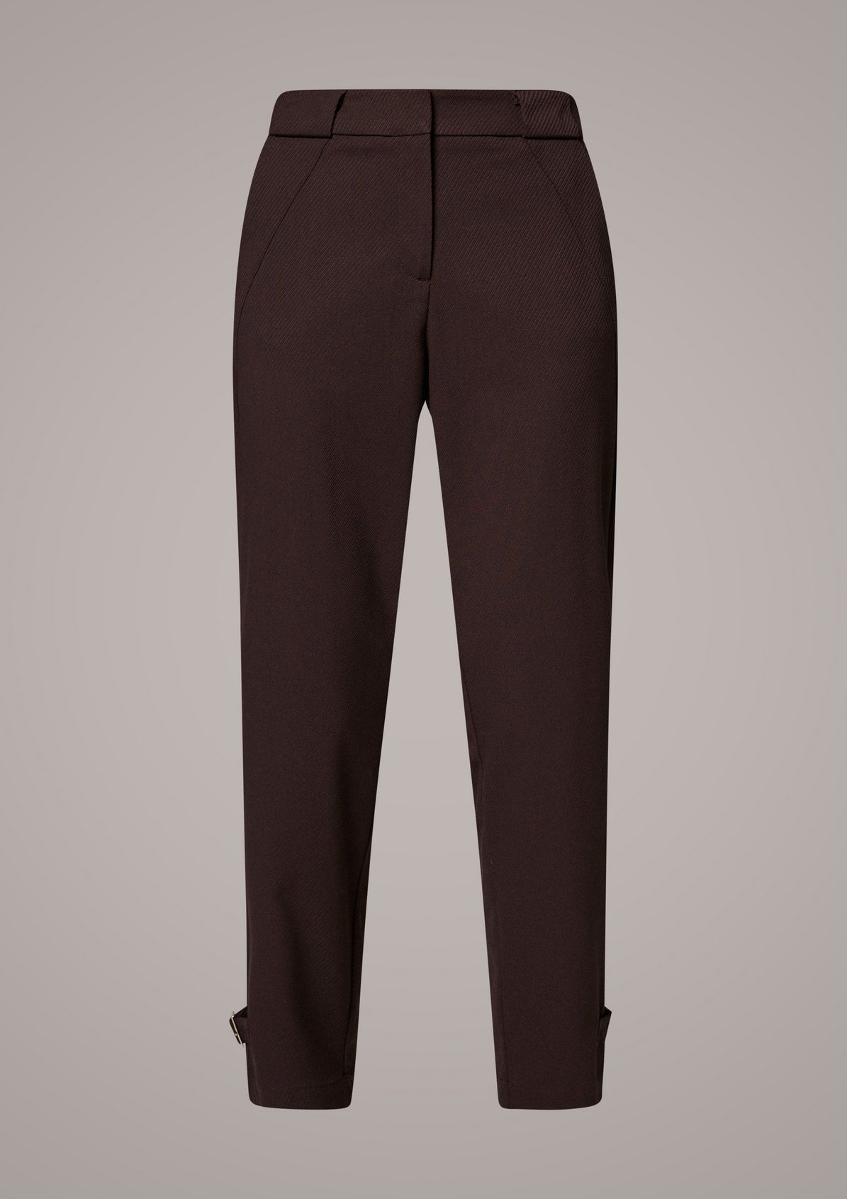 7/8-length trousers in blended viscose from comma