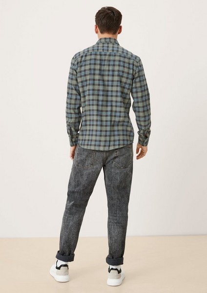 Hommes Chemises | Regular : chemise en flanelle de coton - MP55109