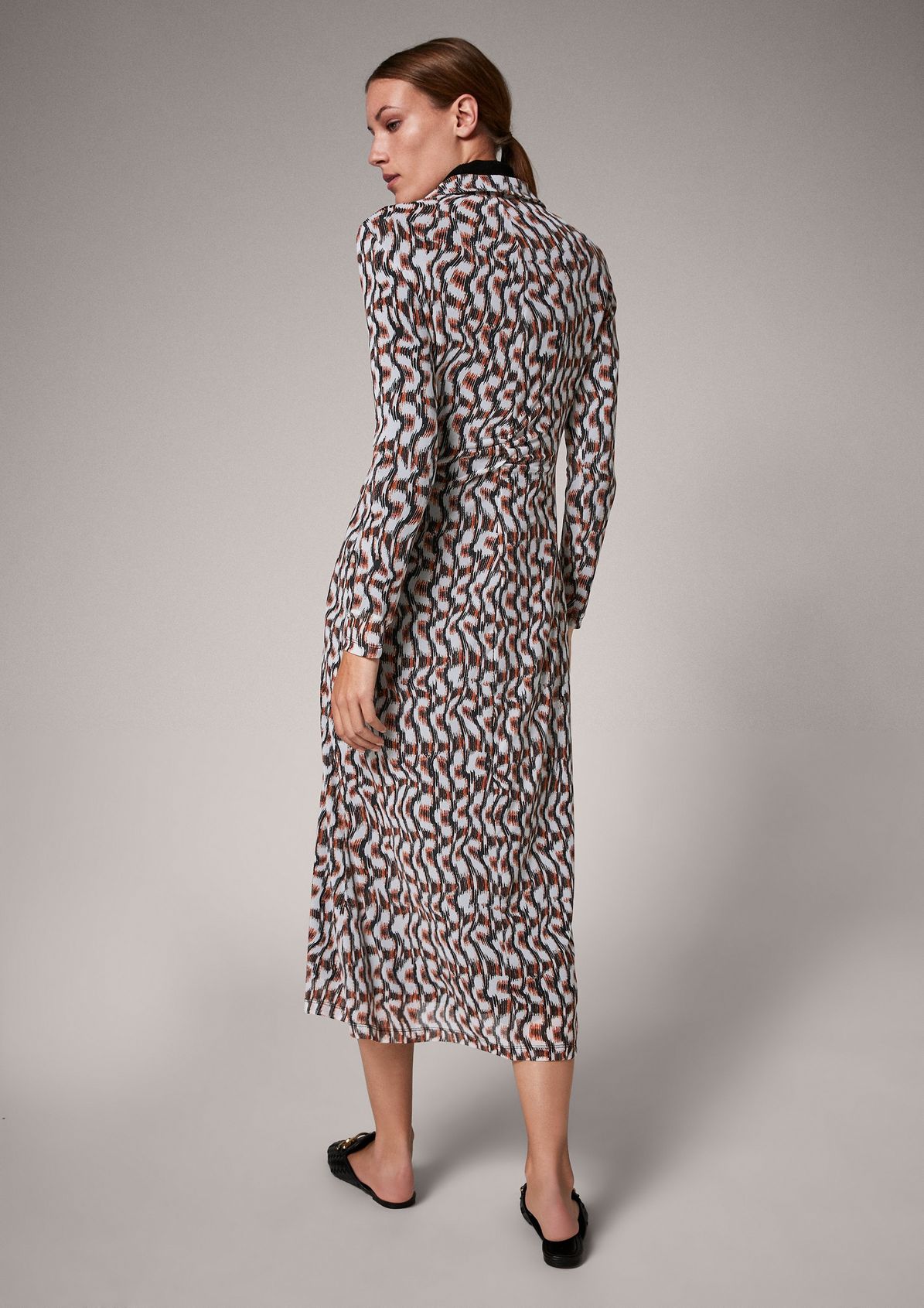 Patterned mesh dress from comma