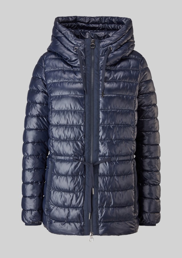 Women Jackets | Quilted jacket with a shiny finish - BR71154