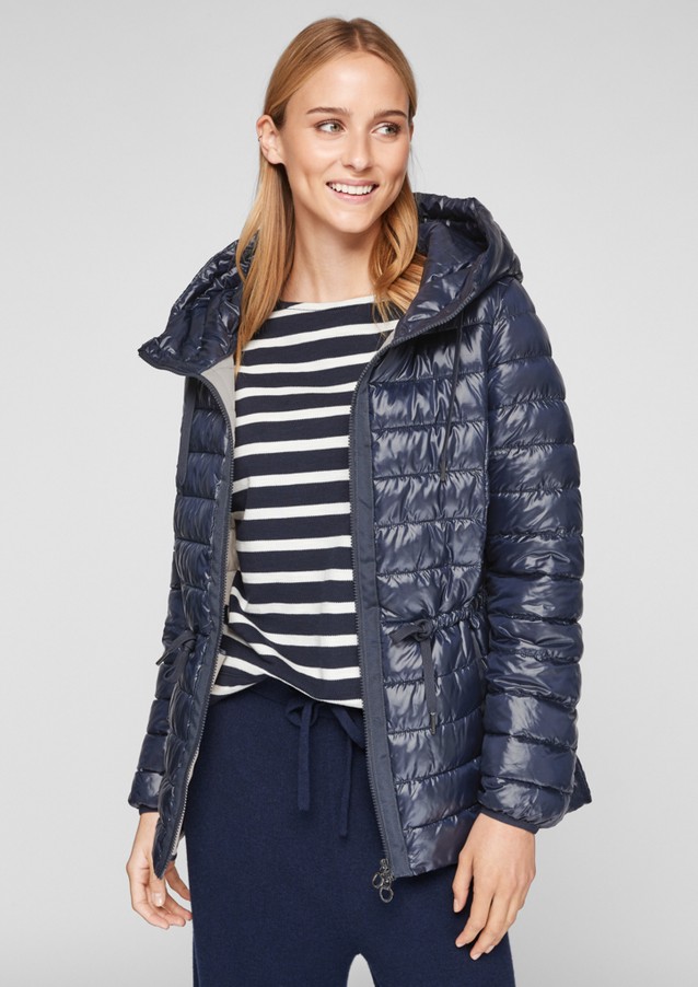 Women Jackets | Quilted jacket with a shiny finish - BR71154
