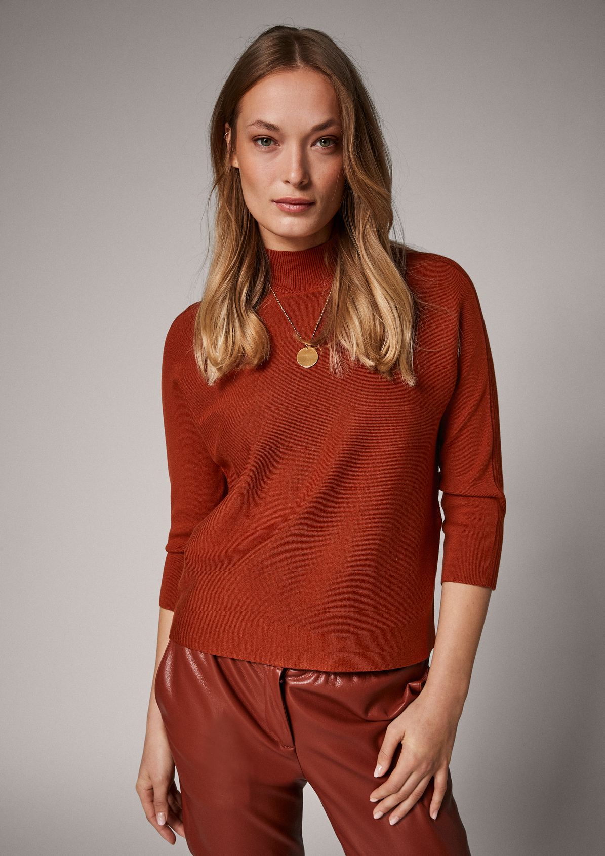 Striped jumper with 3/4-length sleeves from comma