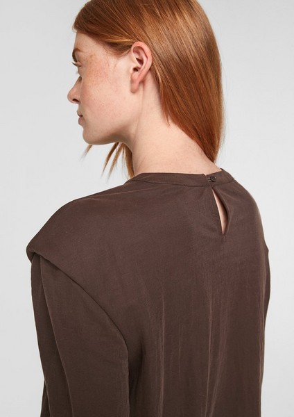 Damen Shirts & Tops | Piqué-Shirt mit Schulterpolstern - TR11065