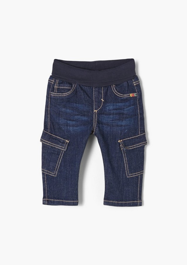 Junior Boys (sizes 50-92) | Jeans with a turn-down waistband - CT99842