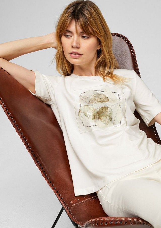Damen Shirts & Tops | Jerseyshirt mit Satin-Print - DX19053