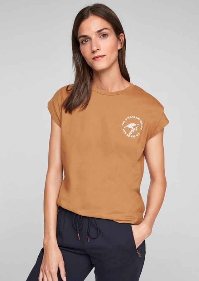Damen Shirts & Tops | Lässiges Shirt mit Print-Detail - LK31147