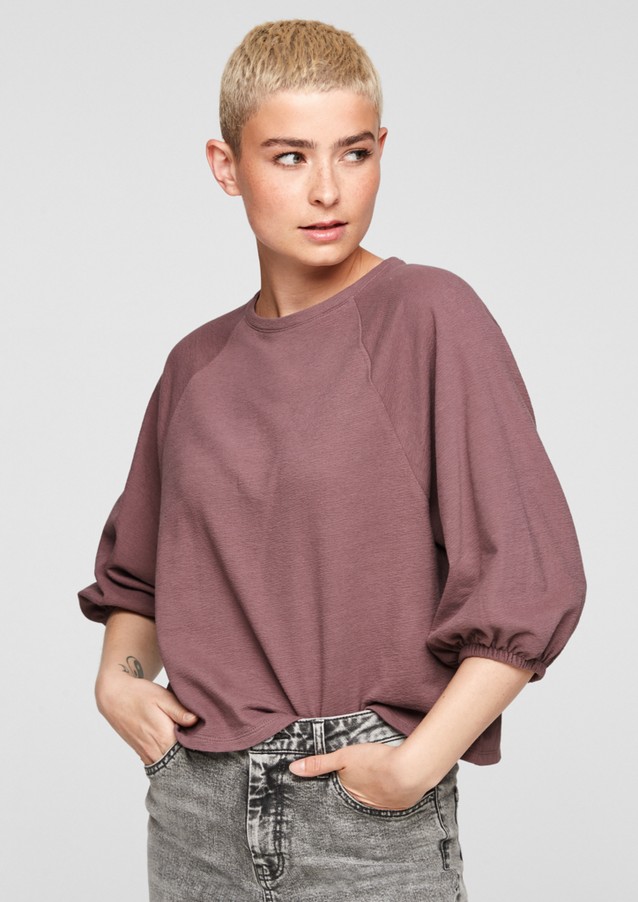 Femmes Shirts & tops | Haut façon chemisier doté d'un devant en molleton - VY76250