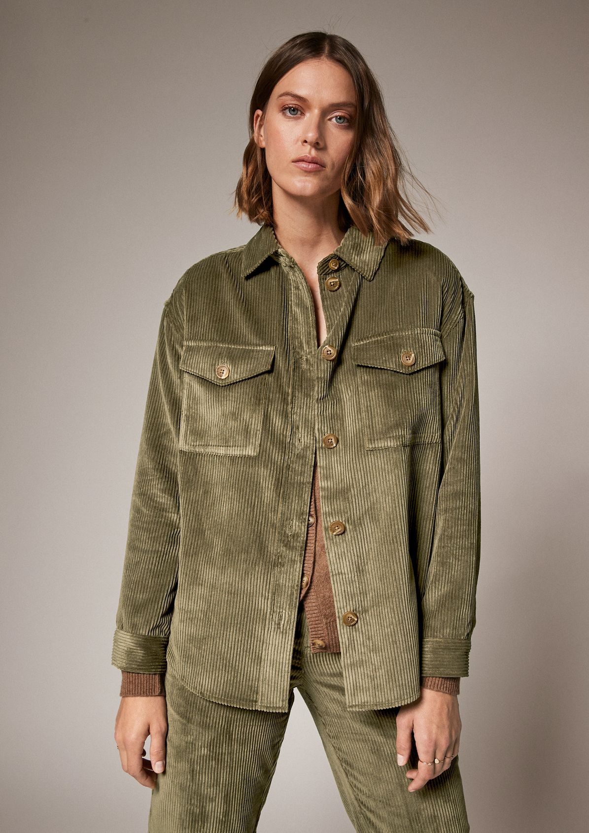 Overshirt made of corduroy from comma