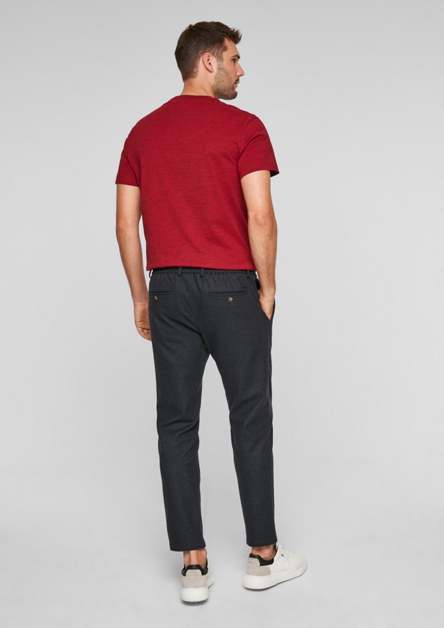 Men Trousers | Slim: trousers with waist pleats - MV92341