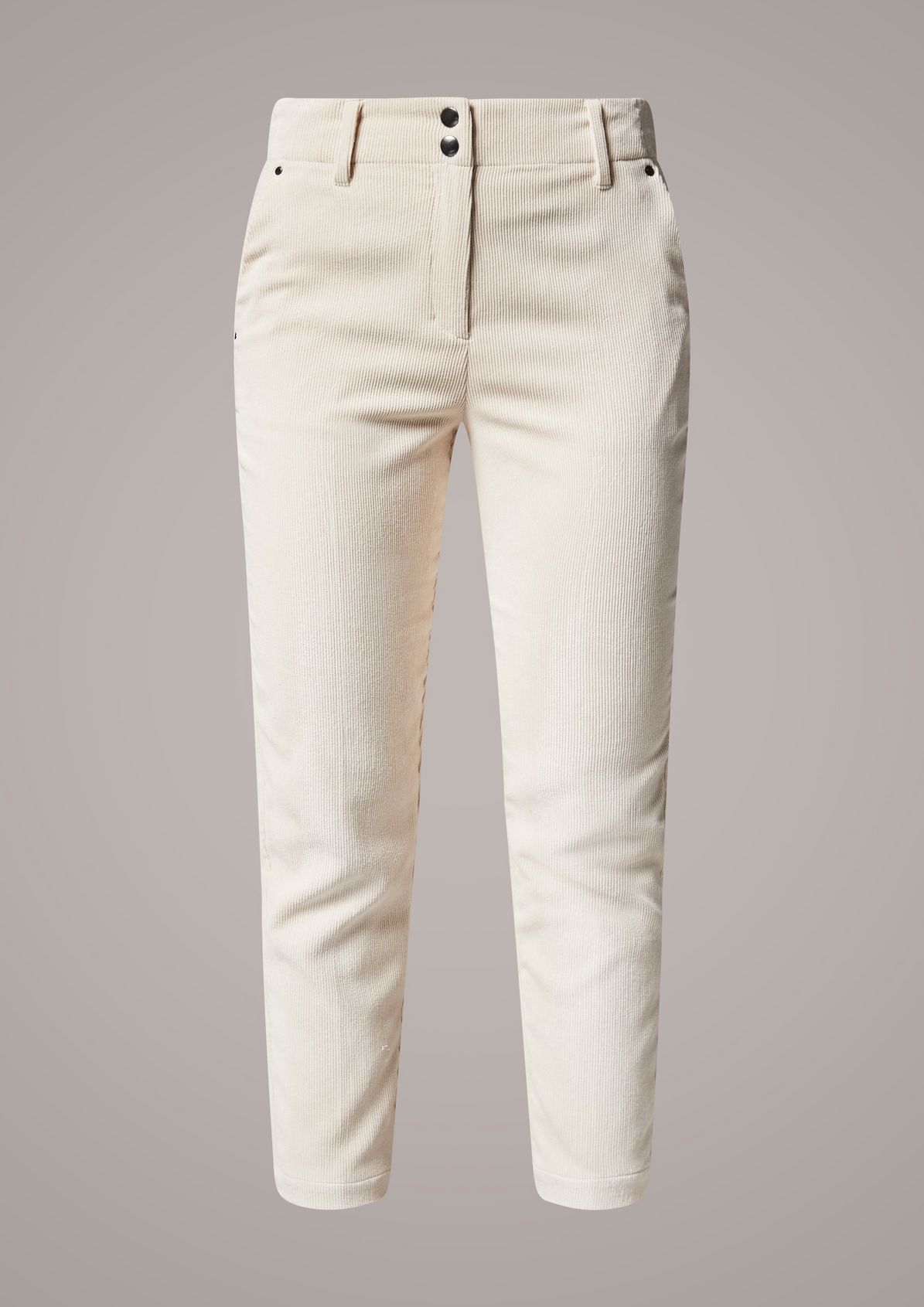 Regular: Chinos made of corduroy from comma