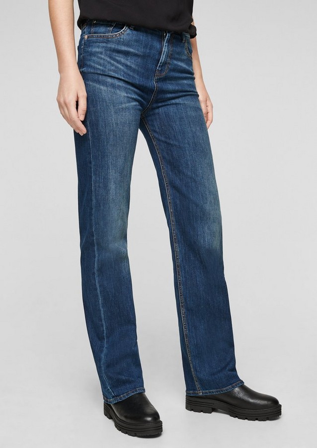 Women Jeans | Regular: straight leg jeans - QO28022