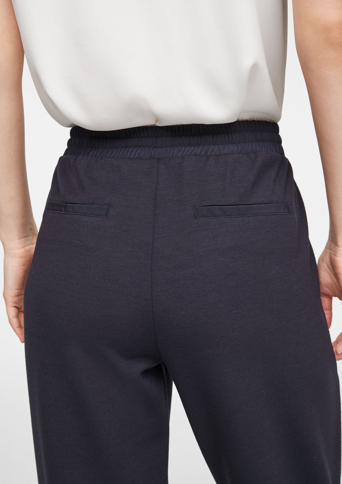 Regular Fit: Interlock trousers from comma