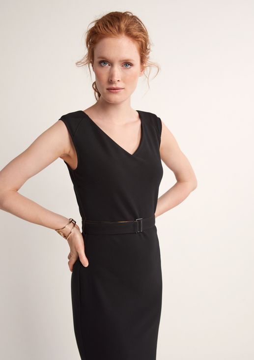 Elegant dress with a woven texture from comma