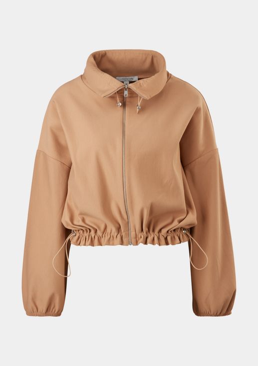 Bomber jacket with drawstring from comma